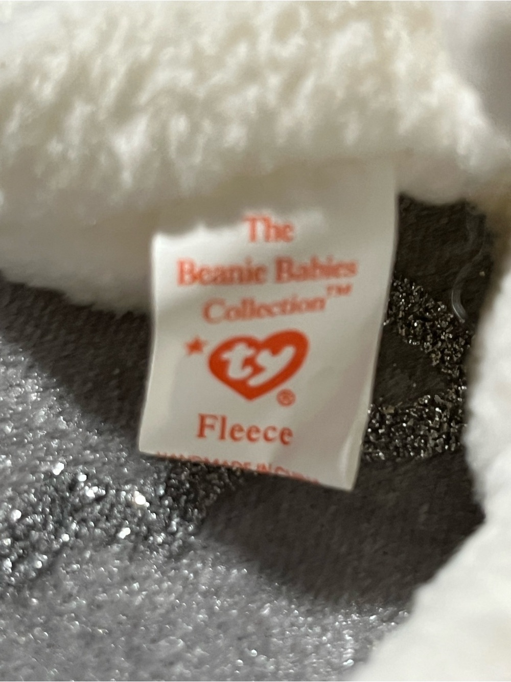 Ty Beanie Baby - Fleece the Lamb - 1996 Rare & Retired, PVC Pellets - Picture 5 of 11